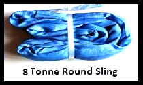 8000 kg round sling